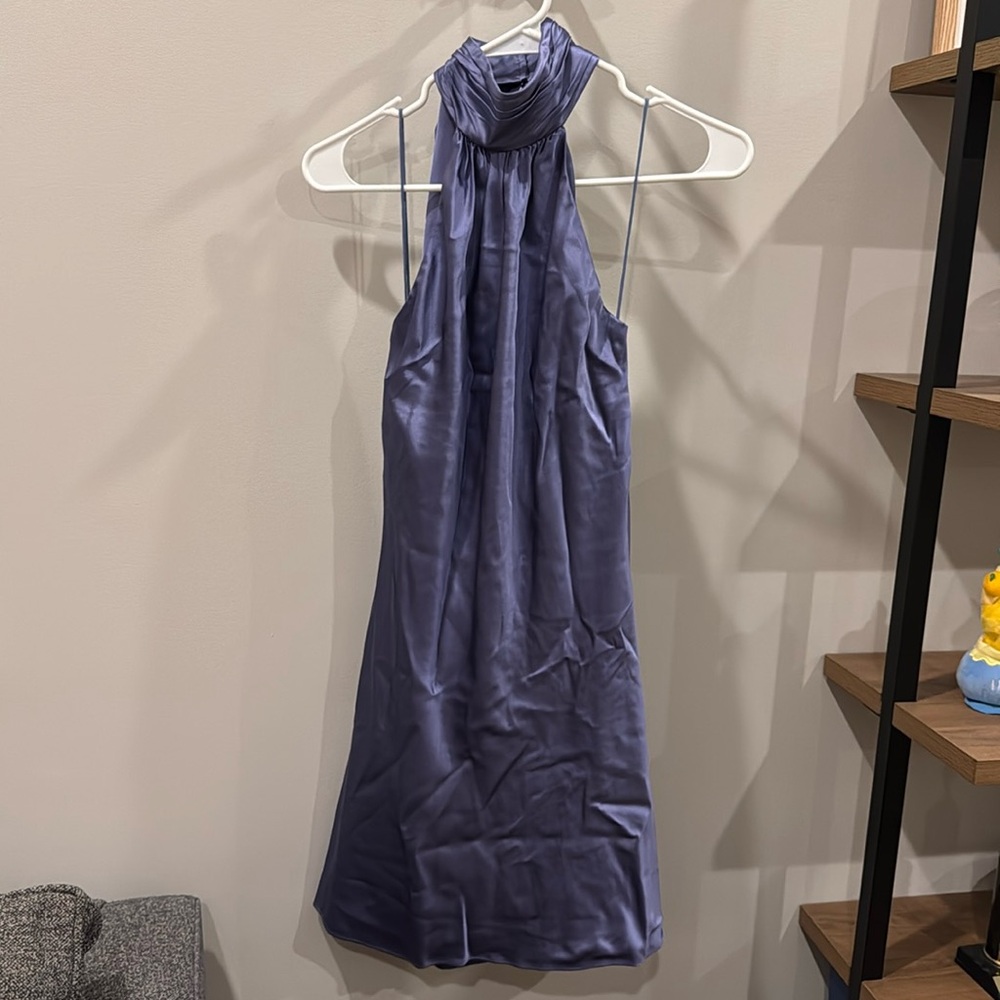 [NWT] Cinq à Sept Dinah Dress | Silk Halter Mini Dress